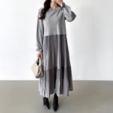 ベスト付きワンピース プリーツワンピース ロングワンピース | COCOMOMO | 詳細画像26