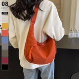 オレンジ | ショルダーバッグ 斜めがけバッグ ハーフムーンバッグ | COCOMOMO