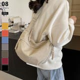 アイボリー | ショルダーバッグ 斜めがけバッグ ハーフムーンバッグ | COCOMOMO