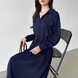 シャツワンピース きれいめ ロングワンピース | COCOMOMO | 詳細画像17