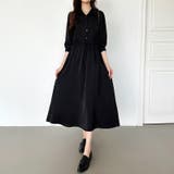 シャツワンピース きれいめ ロングワンピース | COCOMOMO | 詳細画像25