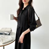 シャツワンピース きれいめ ロングワンピース | COCOMOMO | 詳細画像26