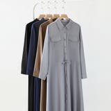 シャツワンピース きれいめ ロングワンピース | COCOMOMO | 詳細画像28