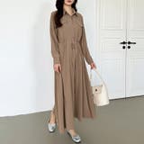 シャツワンピース きれいめ ロングワンピース | COCOMOMO | 詳細画像4