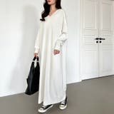 選べる2丈 Vネックワンピース ロングワンピース | COCOMOMO | 詳細画像10