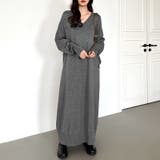 選べる2丈 Vネックワンピース ロングワンピース | COCOMOMO | 詳細画像29