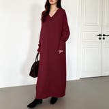 選べる2丈 Vネックワンピース ロングワンピース | COCOMOMO | 詳細画像33