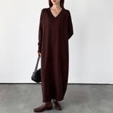新色登場 Vネックワンピース ロングワンピース | COCOMOMO | 詳細画像53 