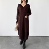 新色登場 Vネックワンピース ロングワンピース | COCOMOMO | 詳細画像66 