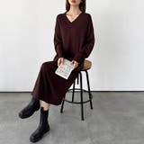 新色登場 Vネックワンピース ロングワンピース | COCOMOMO | 詳細画像74 