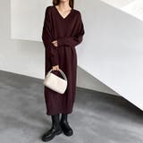 新色登場 Vネックワンピース ロングワンピース | COCOMOMO | 詳細画像76 