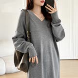 選べる2丈 Vネックワンピース ロングワンピース | COCOMOMO | 詳細画像7