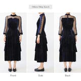 ティアードベロアワンピース パーティードレス 結婚式 | COCOMOMO | 詳細画像64