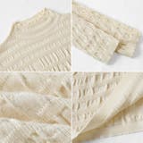 ギャザーニット ハイネック シャーリングニット | COCOMOMO | 詳細画像25