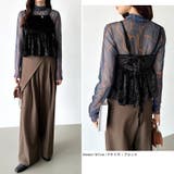 ベロアキャミソール ペプラムビスチェ バックリボン | COCOMOMO | 詳細画像18 