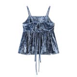 ベロアキャミソール ペプラムビスチェ バックリボン | COCOMOMO | 詳細画像27 