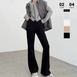 ロング丈・ブラック | 「楽革命」疲れない美フレア フレアパンツ スウェットパンツ | COCOMOMO