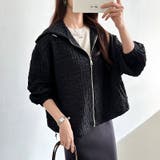 ふくれジャガード ブルゾン ライトアウター | COCOMOMO | 詳細画像18