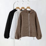 ふくれジャガード ブルゾン ライトアウター | COCOMOMO | 詳細画像21