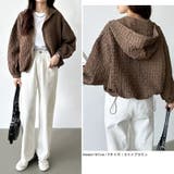 ふくれジャガード ブルゾン ライトアウター | COCOMOMO | 詳細画像4