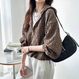 ふくれジャガード ブルゾン ライトアウター | COCOMOMO | 詳細画像7