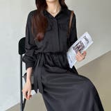 シャツワンピース きれいめワンピース オフィスカジュアル | COCOMOMO | 詳細画像10 