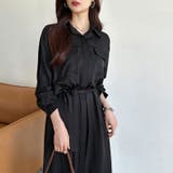 シャツワンピース きれいめワンピース オフィスカジュアル | COCOMOMO | 詳細画像12 