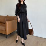 シャツワンピース きれいめワンピース オフィスカジュアル | COCOMOMO | 詳細画像13 