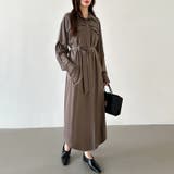 シャツワンピース きれいめワンピース オフィスカジュアル | COCOMOMO | 詳細画像18 