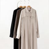 シャツワンピース きれいめワンピース オフィスカジュアル | COCOMOMO | 詳細画像20 