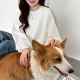 ゆるっとオーバーサイズ スウェット ボリューム袖トレーナー | COCOMOMO | 詳細画像19 