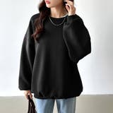 ゆるっとオーバーサイズ スウェット ボリューム袖トレーナー | COCOMOMO | 詳細画像31 