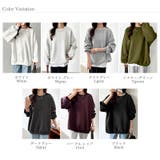 ゆるっとオーバーサイズ スウェット ボリューム袖トレーナー | COCOMOMO | 詳細画像35 