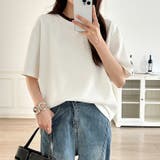 バイカラーTシャツ 配色 カットソー | COCOMOMO | 詳細画像12
