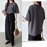 バイカラーTシャツ 配色 カットソー | COCOMOMO | 詳細画像16