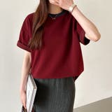 バイカラーTシャツ 配色 カットソー | COCOMOMO | 詳細画像23