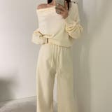 オフショルダー セットアップ ニット | COCOMOMO | 詳細画像10