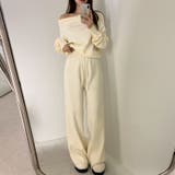 オフショルダー セットアップ ニット | COCOMOMO | 詳細画像12