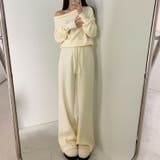 オフショルダー セットアップ ニット | COCOMOMO | 詳細画像13