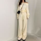 オフショルダー セットアップ ニット | COCOMOMO | 詳細画像15