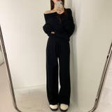 オフショルダー セットアップ ニット | COCOMOMO | 詳細画像19