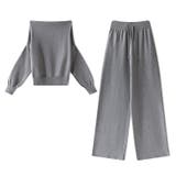 オフショルダー セットアップ ニット | COCOMOMO | 詳細画像27