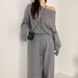 オフショルダー セットアップ ニット | COCOMOMO | 詳細画像4