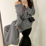 オフショルダー セットアップ ニット | COCOMOMO | 詳細画像5