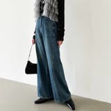 ストレートデニムパンツ デニムパンツ ワイドパンツ | COCOMOMO | 詳細画像3 