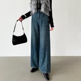 ストレートデニムパンツ デニムパンツ ワイドパンツ | COCOMOMO | 詳細画像6 