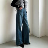 ストレートデニムパンツ デニムパンツ ワイドパンツ | COCOMOMO | 詳細画像7 