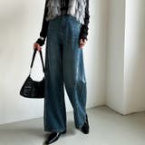 ストレートデニムパンツ デニムパンツ ワイドパンツ | COCOMOMO | 詳細画像8 