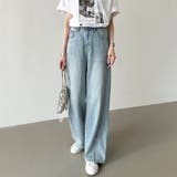 ストレートデニムパンツ デニムパンツ ワイドパンツ | COCOMOMO | 詳細画像9 