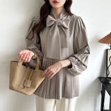 ボウタイブラウス ブラウス ボウタイ | COCOMOMO | 詳細画像10 